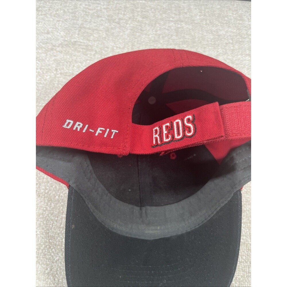 Cincinnati Reds Hat OSFA Red Nike Legacy91 Dri Fit Adjustable - Picture 5 of 7